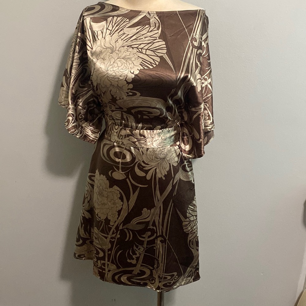 Zara silky kimono like dress, 044